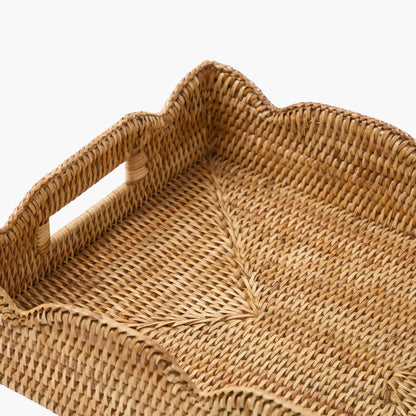 Natural Small Rattan Tray