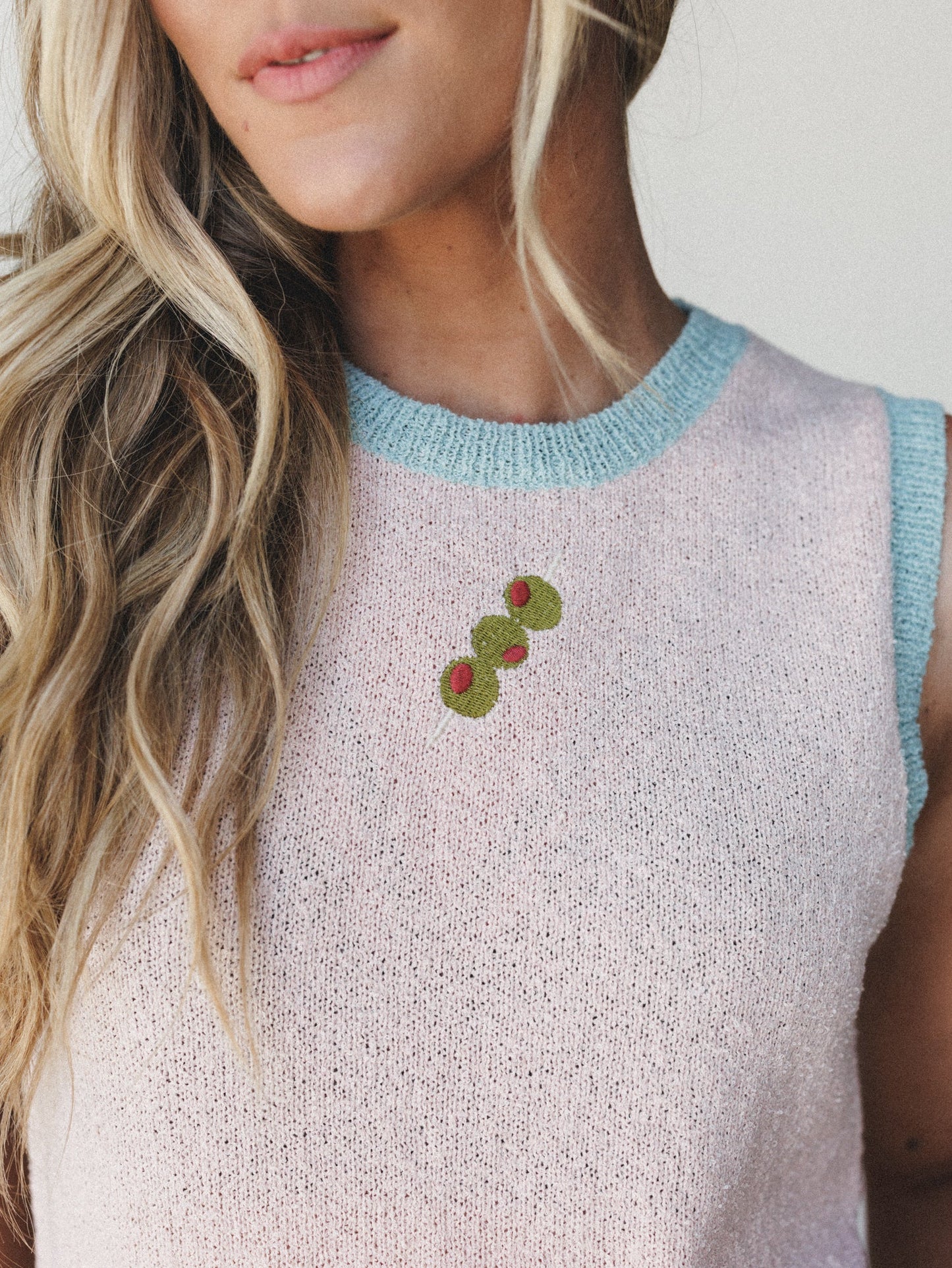 Favorite Things Knitted Tank - Peach