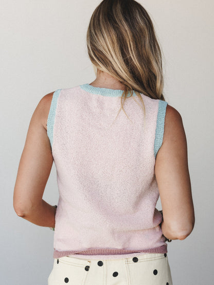 Favorite Things Knitted Tank - Peach