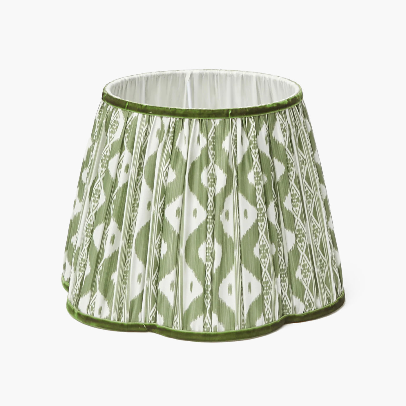 Olive Ikat Lampshade (30cm)