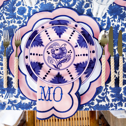 Sofia Pink Appliqué Placemats (Set of 4)