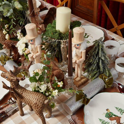 Lace Edge Candle Holders (Pair)