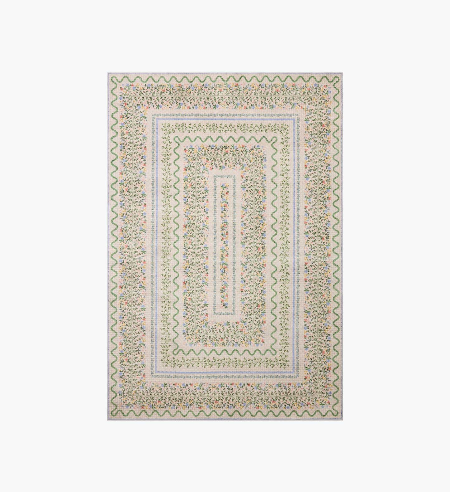Orchard Wildwood Vines Washable Rug - Ivory
