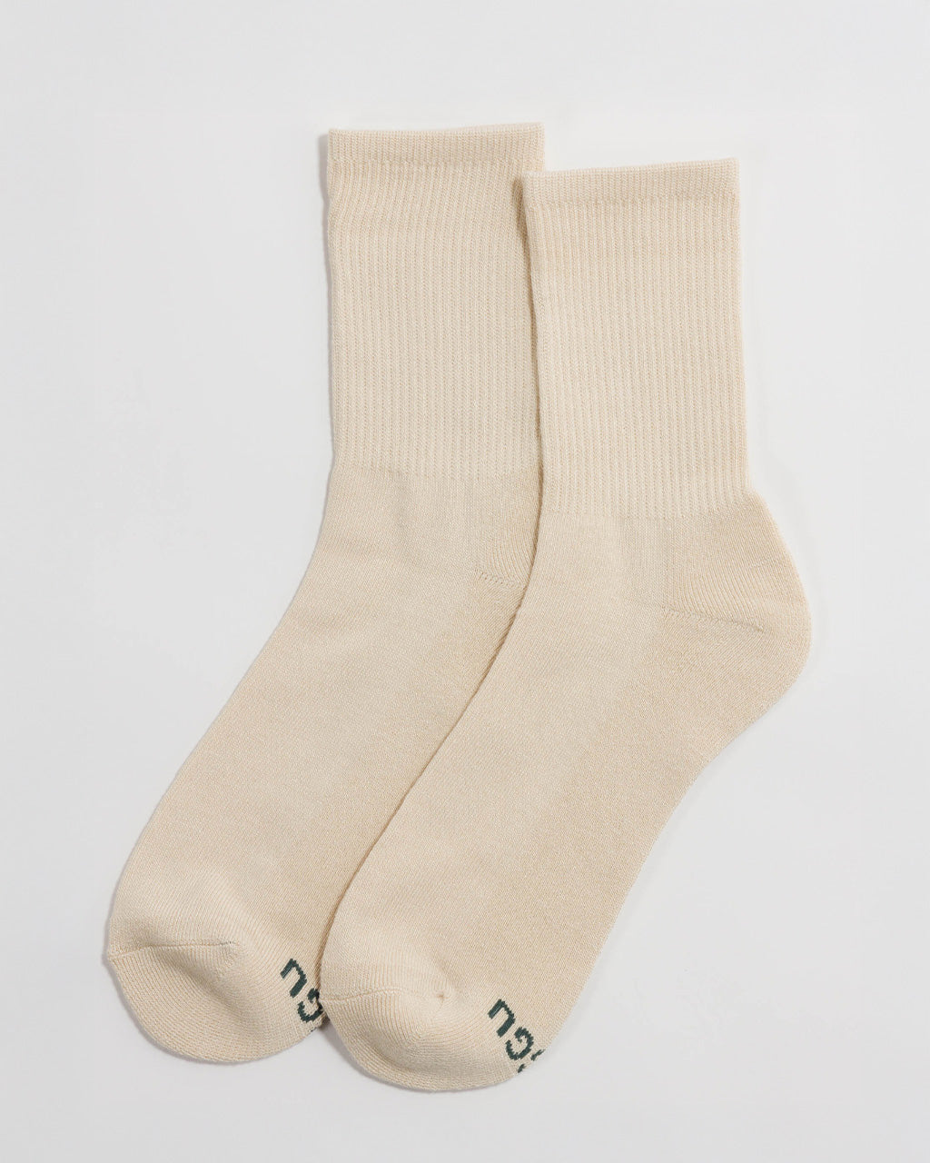 Ribbed Socks - Ecru