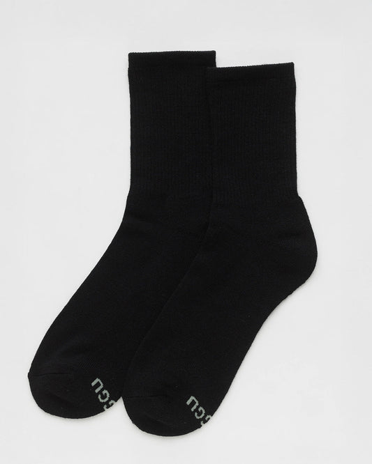 Ribbed Socks - Black