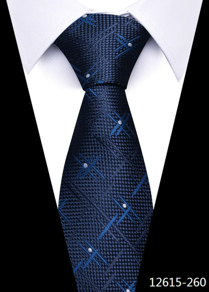 Many Color Newest style  Dropshipping Necktie Man Dark Blue Wedding Accessories Dot Performance Tie Men Necktie Cravat