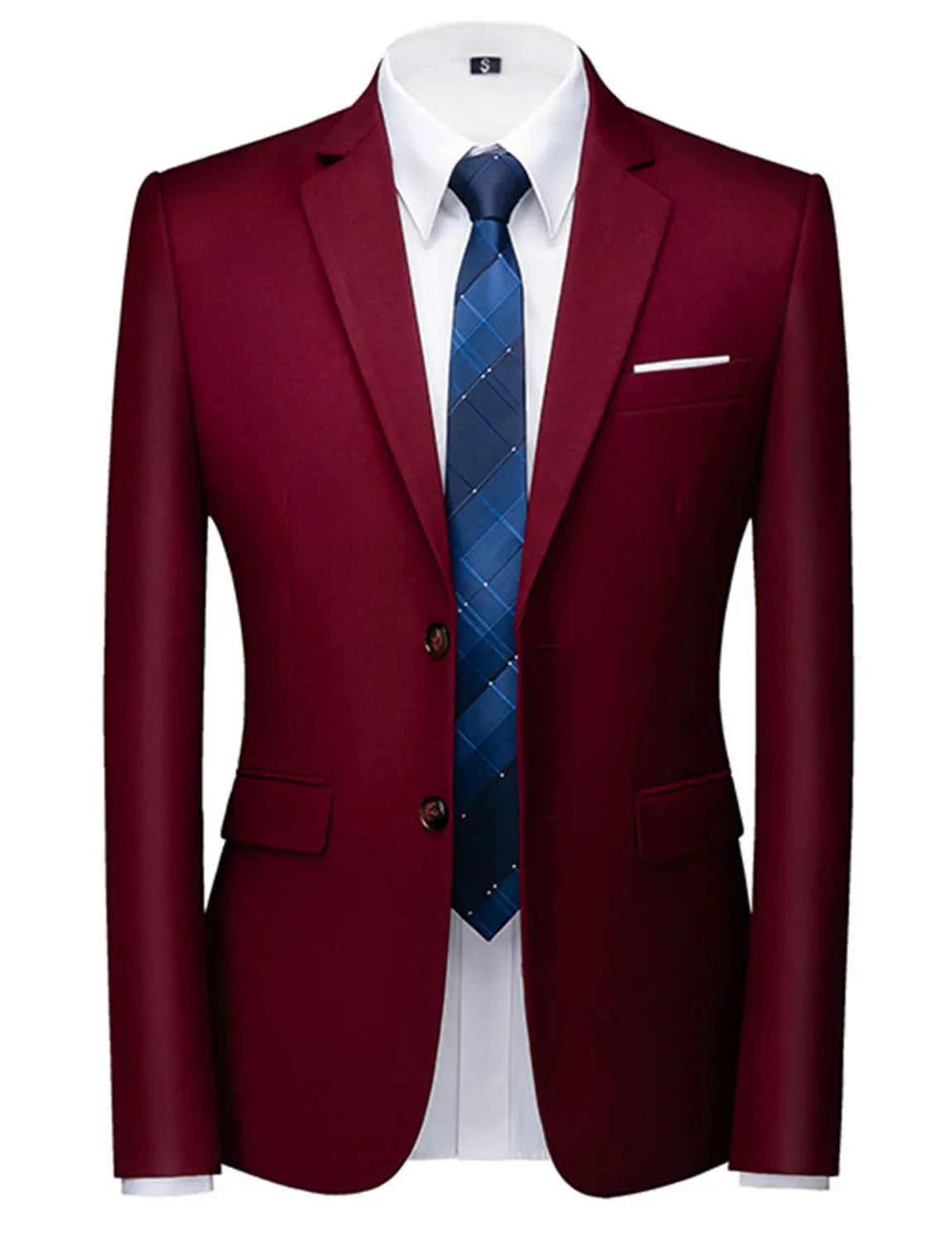 Men's Blazer Two Buttons Notch Lapel Coat for Formal Party Prom tuxedos men suits wedding