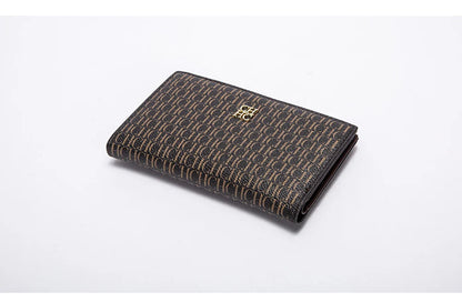 CHCH-Women's Cartoon Printing Long Wallet Retro Classic Wallet PVC Material Fashion Simple Large Capacity Bags