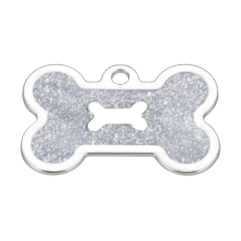 Classic Bone Dog Id Tag Personalized Pet Dog Tag Free Engraving Kitten Puppy Collars Pendant Free Engraving Pet Cat Nameplate