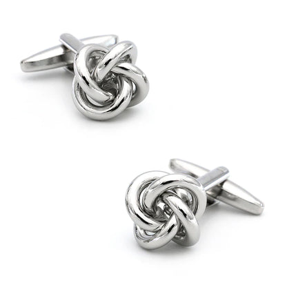 iGame Fashion Knot Cuff Links Quality Brass Material Woven Ball Design Cufflinks For Wedding  Men