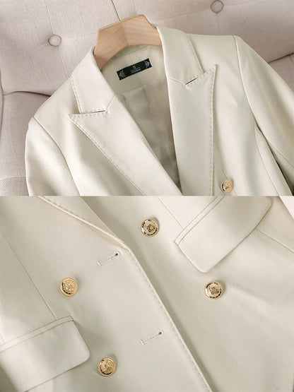 High Quality Office Ladies Pant Suit Solid Color Women Business Work Wear Blazer Jacket and Trouser Female Formal 2 Piece Sets