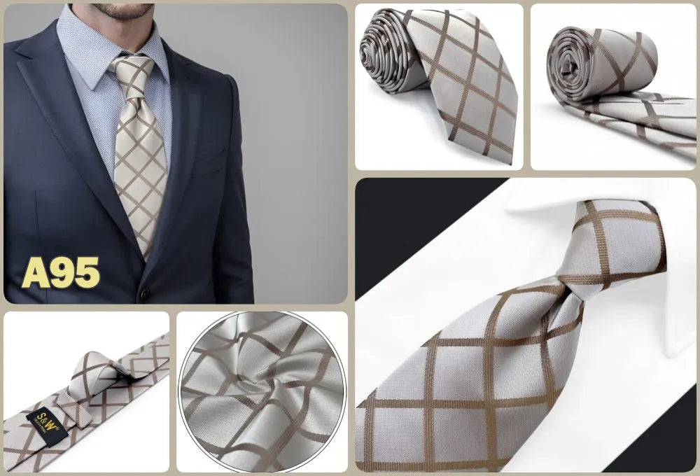 Red Pink Luxury Ties for Men Business Neckties Solid Blue Wedding Suit Formal Dress School Accessories Dropshipping