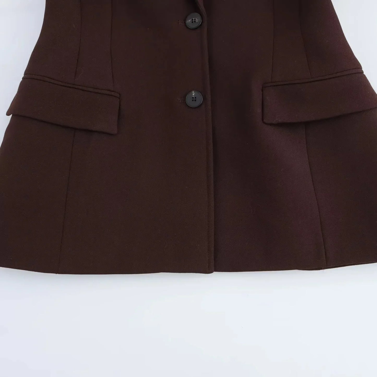 KONDALA 2026 Spring Summer Elegant Valentine‘s Day Suits Fashion Shrug Pockets Blazers Elegant Zipper Skirts Chic Baggy Pants