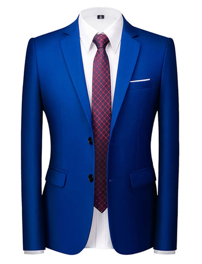 Men's Blazer Two Buttons Notch Lapel Coat for Formal Party Prom tuxedos men suits wedding