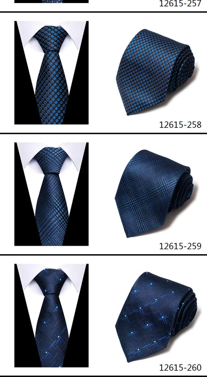 Many Color Newest style  Dropshipping Necktie Man Dark Blue Wedding Accessories Dot Performance Tie Men Necktie Cravat