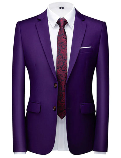 Men's Blazer Two Buttons Notch Lapel Coat for Formal Party Prom tuxedos men suits wedding