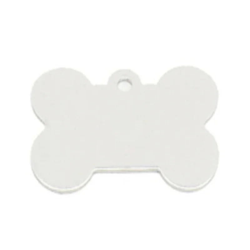 Classic Bone Dog Id Tag Personalized Pet Dog Tag Free Engraving Kitten Puppy Collars Pendant Free Engraving Pet Cat Nameplate