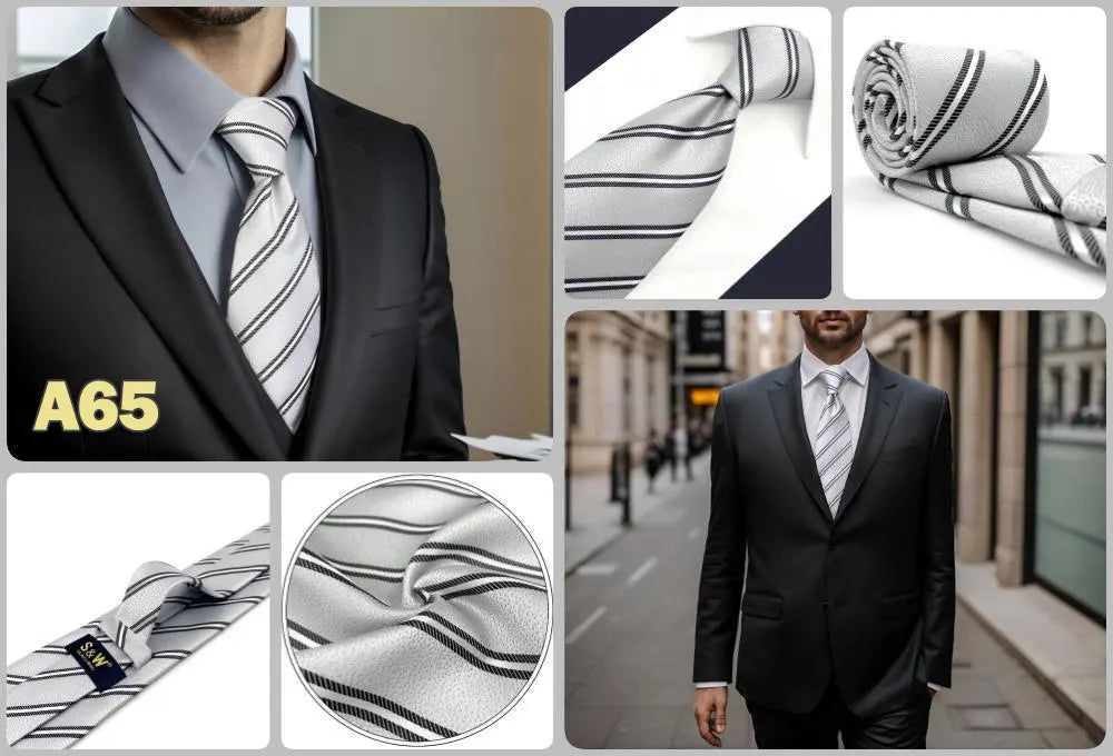 Red Pink Luxury Ties for Men Business Neckties Solid Blue Wedding Suit Formal Dress School Accessories Dropshipping