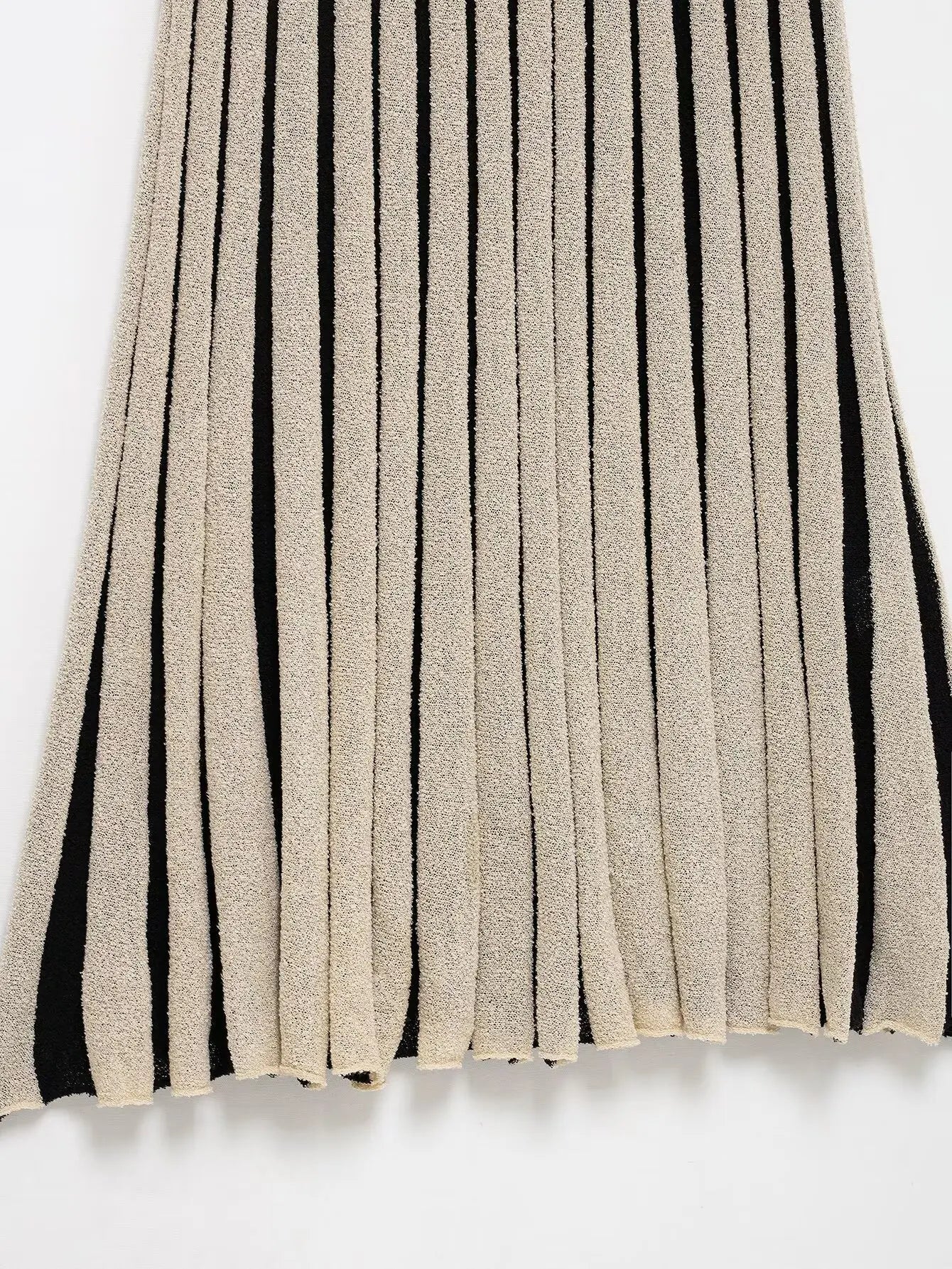 Spring Summer Women Casual Dress Striped Print Dress Round Neck Sleeveless Elastic Office Ladies Dresses Female Long Robe