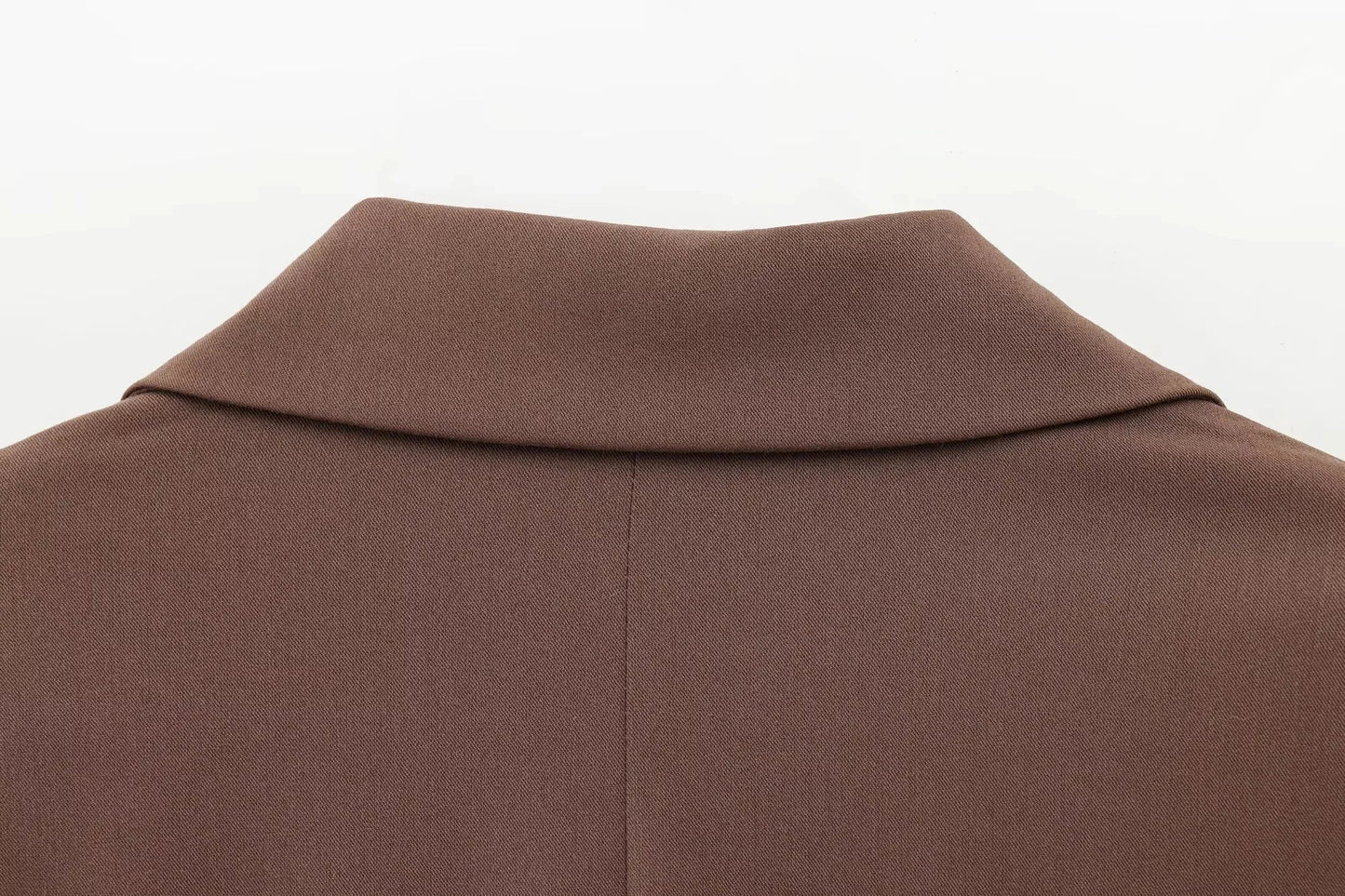 KONDALA 2026 Spring Office Lady Elegant Brown Women Suit Fashion Casual Sashes Oversized Shrug Blazer Chic Zipper Long Pant