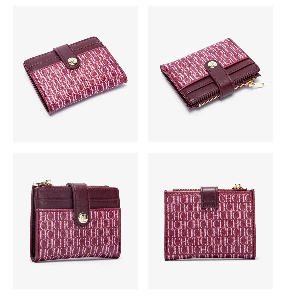 CH Convenient Carrying Women's Small Bag Elegant Women's Card Bag High Quality Temperament Women's Wallet Premium Sense Fashion