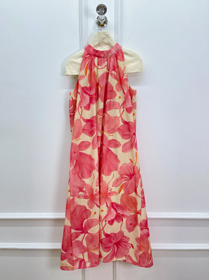 High Quality Fashion Spring And Summer New 2025 Linen Printed Dress For Women