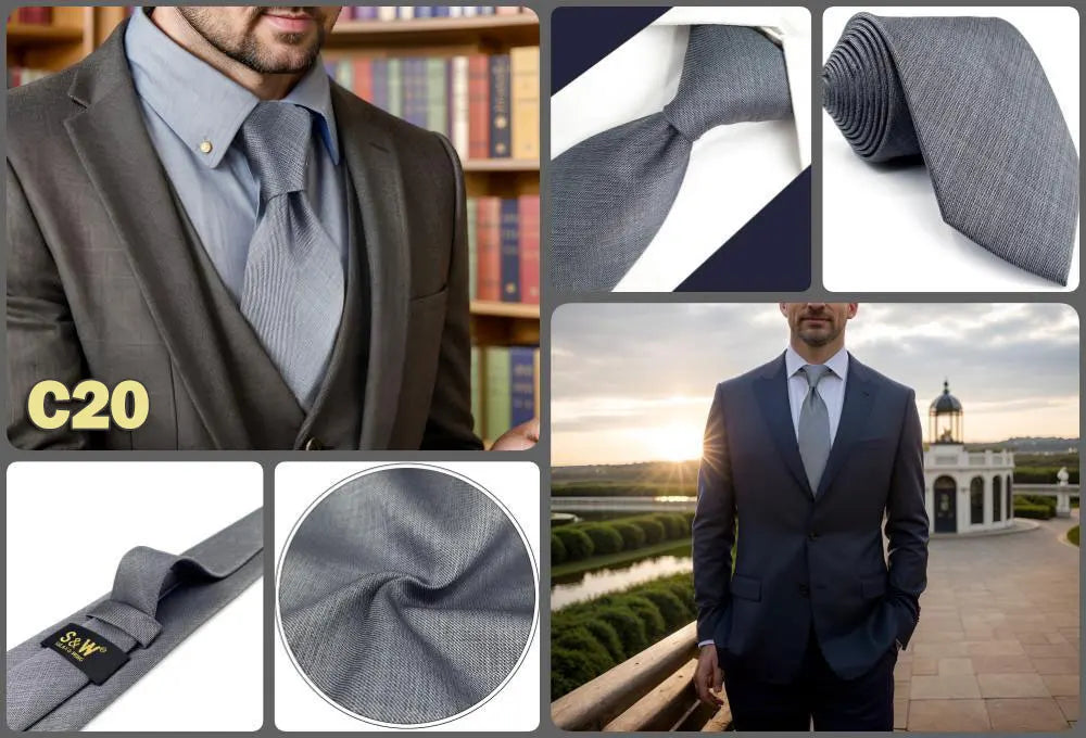 Red Pink Luxury Ties for Men Business Neckties Solid Blue Wedding Suit Formal Dress School Accessories Dropshipping
