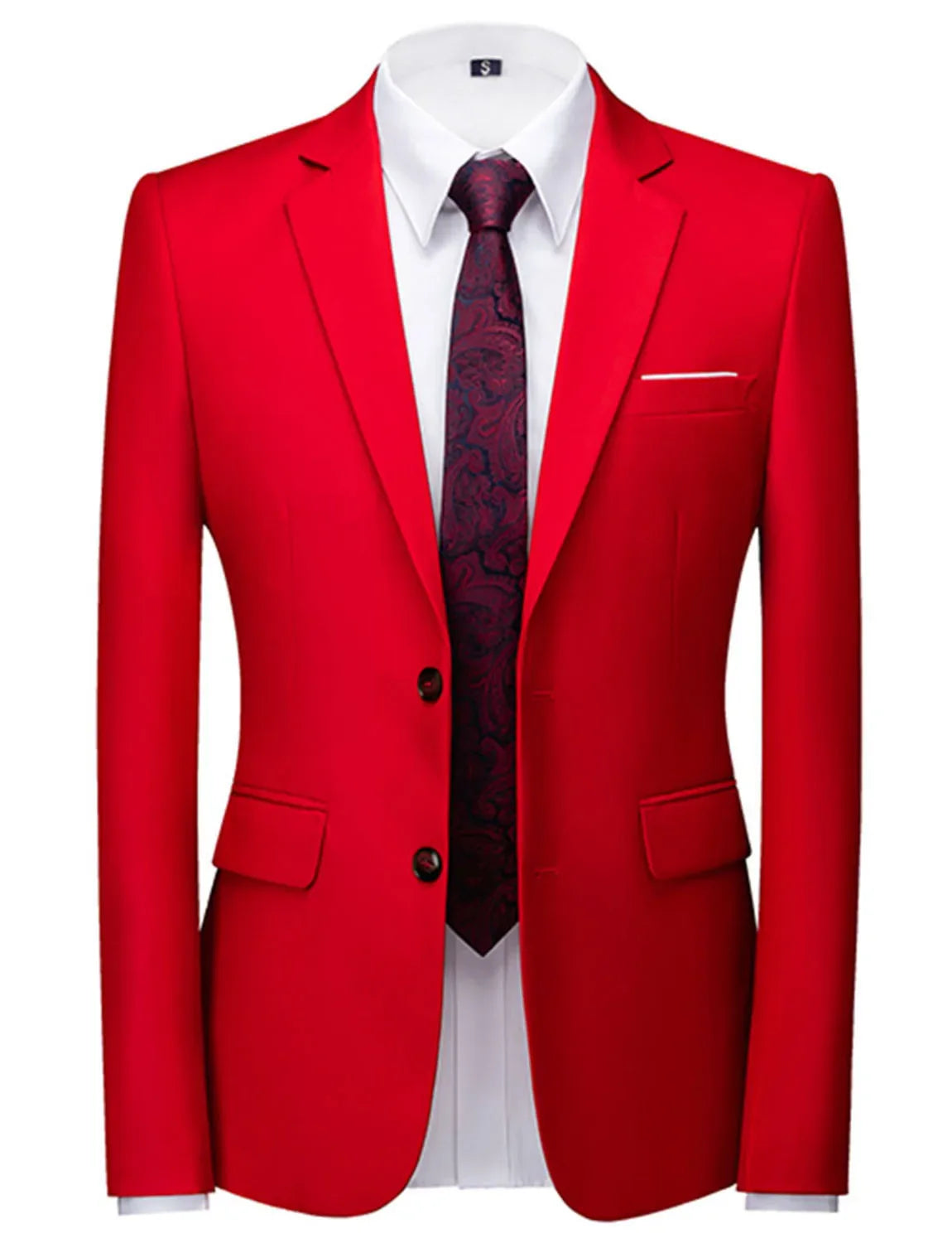 Men's Blazer Two Buttons Notch Lapel Coat for Formal Party Prom tuxedos men suits wedding
