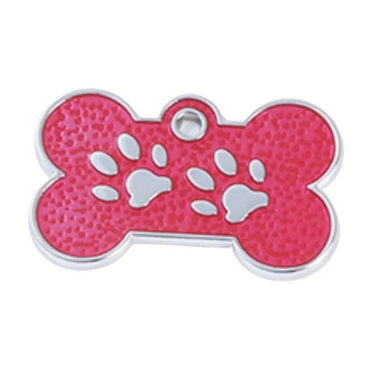 Classic Bone Dog Id Tag Personalized Pet Dog Tag Free Engraving Kitten Puppy Collars Pendant Free Engraving Pet Cat Nameplate