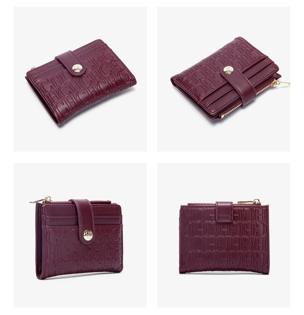 CH Convenient Carrying Women's Small Bag Elegant Women's Card Bag High Quality Temperament Women's Wallet Premium Sense Fashion