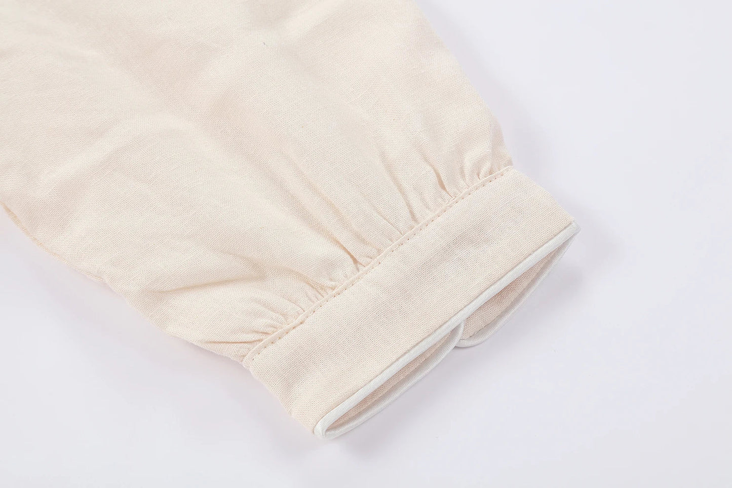 AS Linen Embroidery Collection 25SS Familly Match Clothing Set Girls Linen Dress Boy Shirt and Shorts