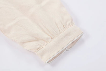 AS Linen Embroidery Collection 25SS Familly Match Clothing Set Girls Linen Dress Boy Shirt and Shorts