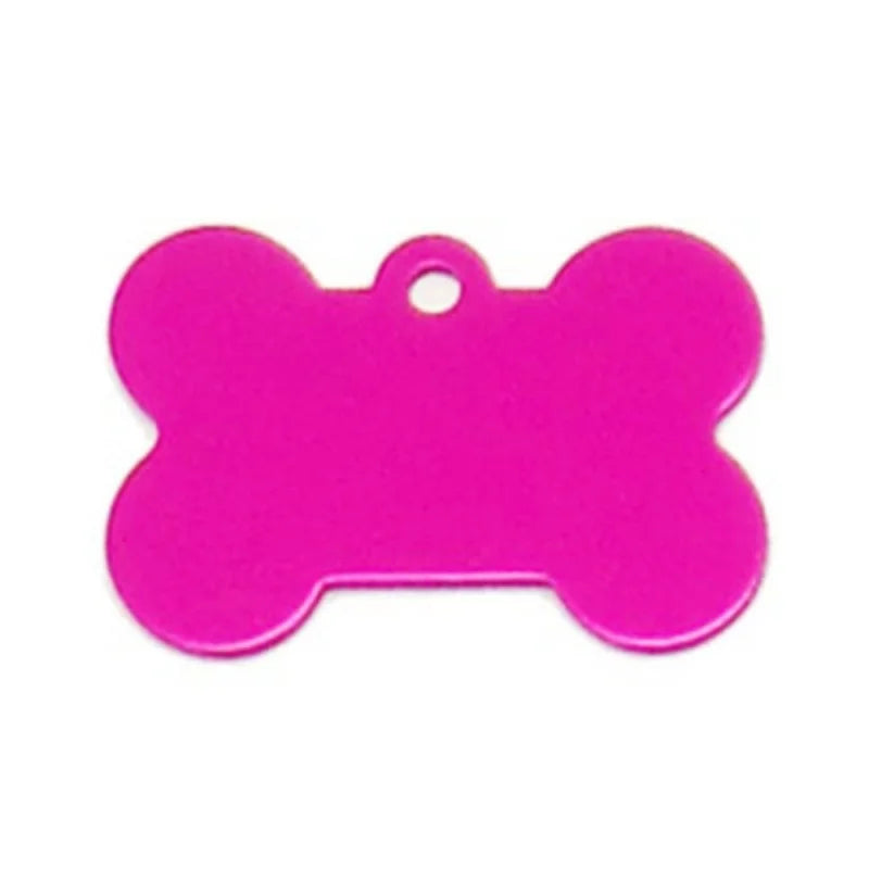 Classic Bone Dog Id Tag Personalized Pet Dog Tag Free Engraving Kitten Puppy Collars Pendant Free Engraving Pet Cat Nameplate