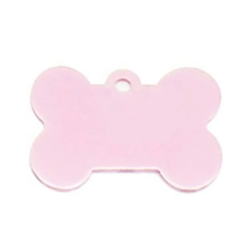 Classic Bone Dog Id Tag Personalized Pet Dog Tag Free Engraving Kitten Puppy Collars Pendant Free Engraving Pet Cat Nameplate