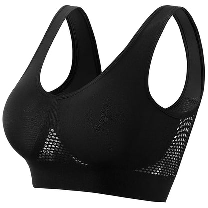 Seamless Bras For Women Push Up Sports Bralette Female Non-wire No Pad Crop Top Hollow Breathable Sexy Lingerie S-5XL Brassiere
