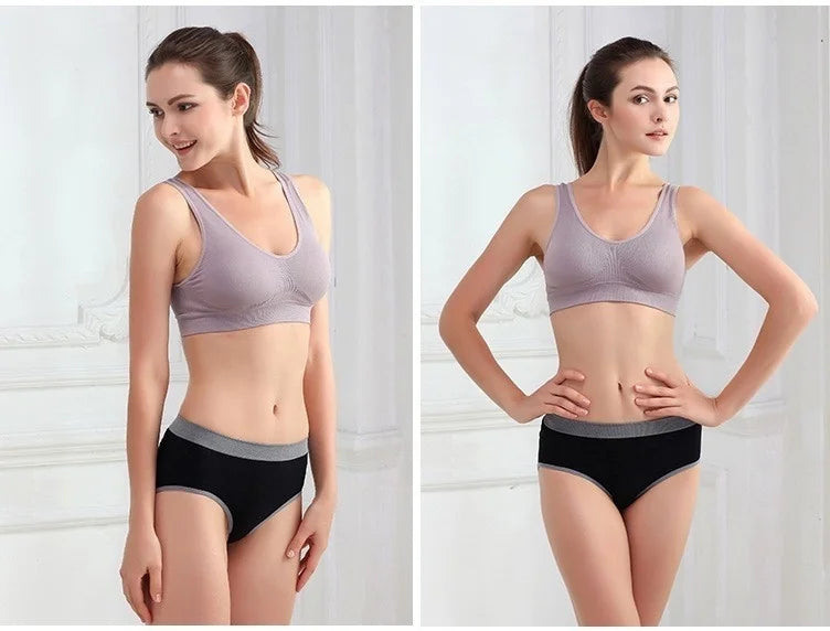 Sexy women push up  BREAST   bra big size backless  bras plus size wireless brassiere breathable seamless bra 1pcs wfws01