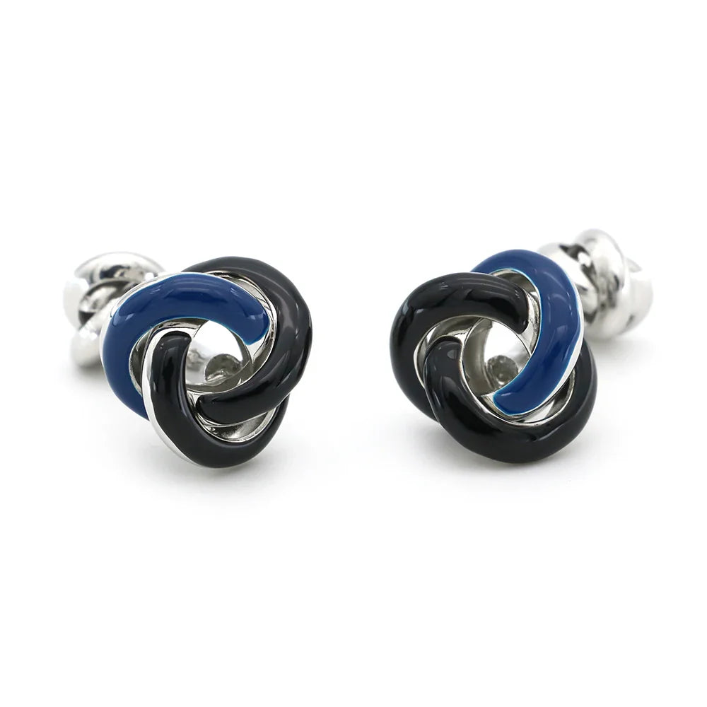 iGame Fashion Knot Cuff Links Quality Brass Material Woven Ball Design Cufflinks For Wedding  Men