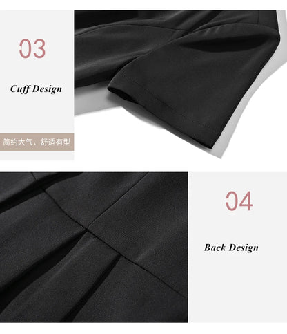 NAVIU Fashion Pink Short Sleeve Professional Suit Women New Summer Elegant Formal Slim Blazer And Pants Office Ladies Work Wear
