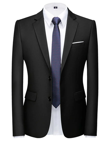 Men's Blazer Two Buttons Notch Lapel Coat for Formal Party Prom tuxedos men suits wedding