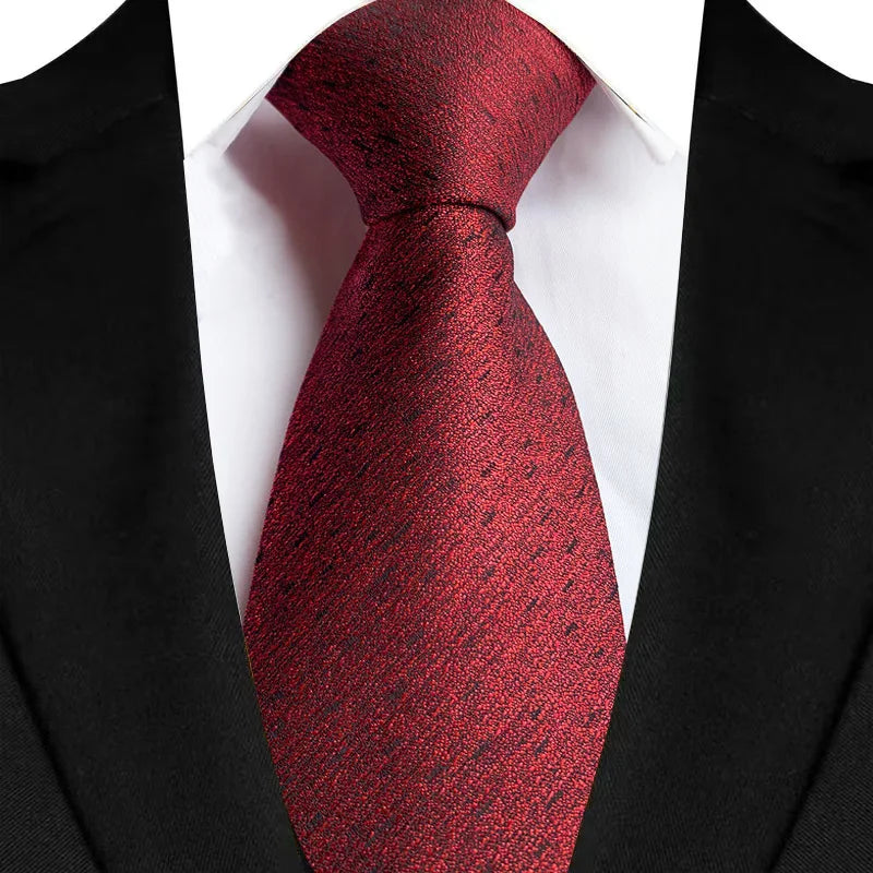 Luxury 8CM Mens Ties Polka Dot Necktie Formal Classic Business Necktie Jacquard Woven Neck ties For Men Groom Wedding Party