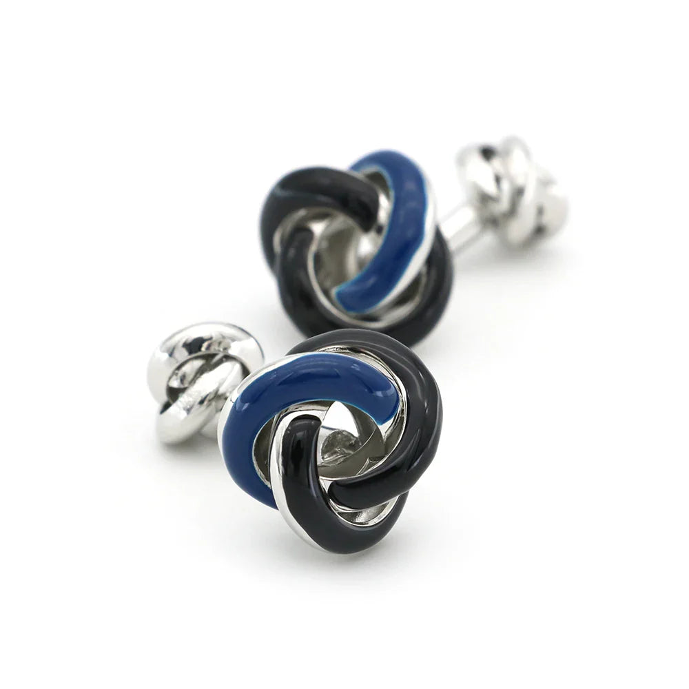 iGame Fashion Knot Cuff Links Quality Brass Material Woven Ball Design Cufflinks For Wedding  Men