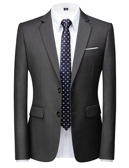 Men's Blazer Two Buttons Notch Lapel Coat for Formal Party Prom tuxedos men suits wedding