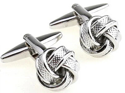 iGame Fashion Knot Cuff Links Quality Brass Material Woven Ball Design Cufflinks For Wedding  Men