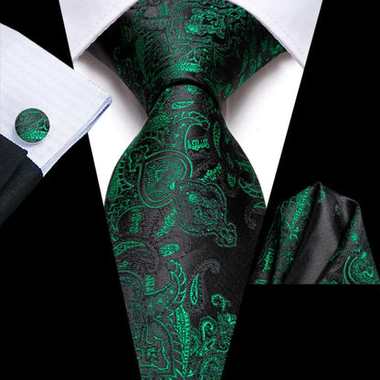 Hi-Tie Blue Business Solid 100% Silk Men's Tie NeckTie 8.5cm Ties for Men Formal Luxury Wedding High Quality Gravata