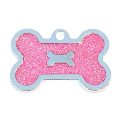 Classic Bone Dog Id Tag Personalized Pet Dog Tag Free Engraving Kitten Puppy Collars Pendant Free Engraving Pet Cat Nameplate