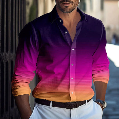 Men's casual shirt series red white black new designer casual wear soft comfortable fashion autumn and winter S-5XL