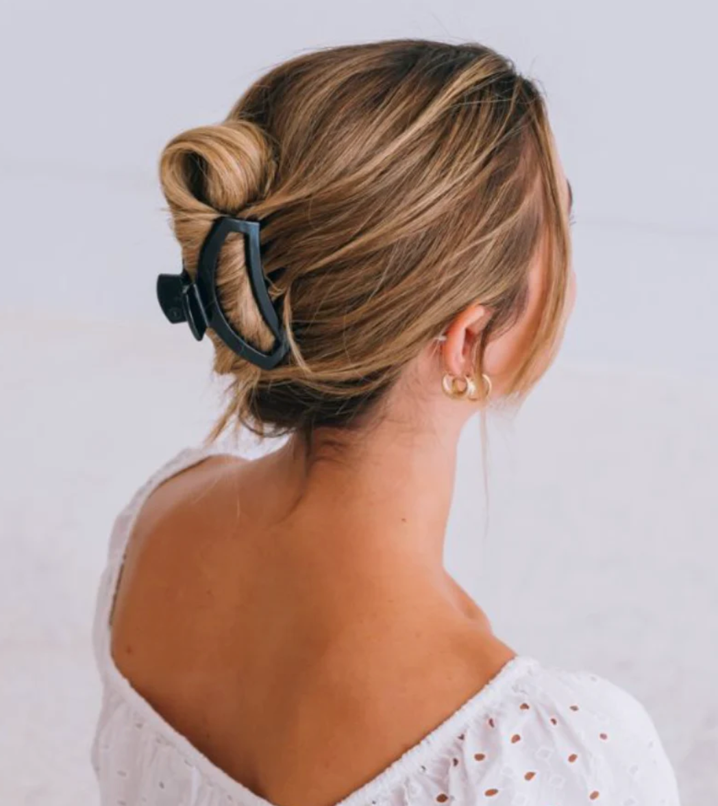 teleties medium hair clip - neutrals