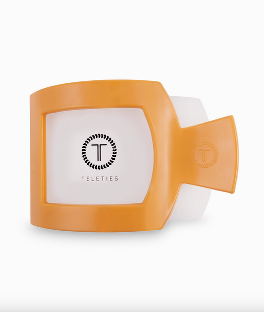 teleties large flat square clip