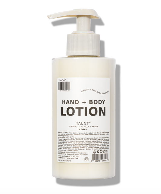 taunt hand + body lotion
