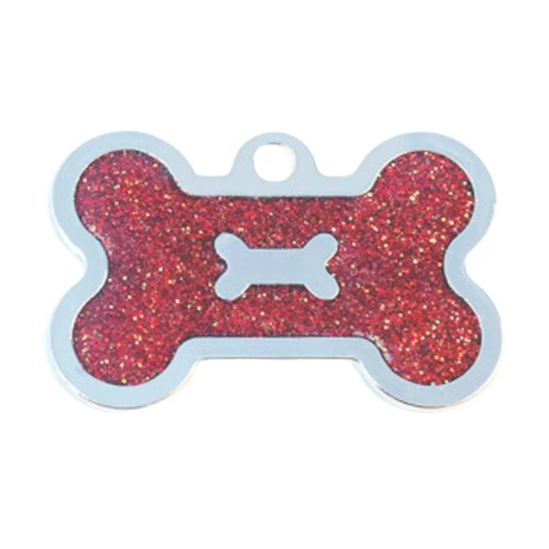 Classic Bone Dog Id Tag Personalized Pet Dog Tag Free Engraving Kitten Puppy Collars Pendant Free Engraving Pet Cat Nameplate